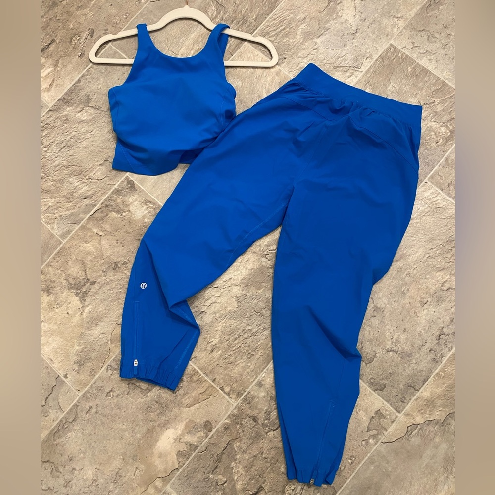 Poolside blue lululemon set